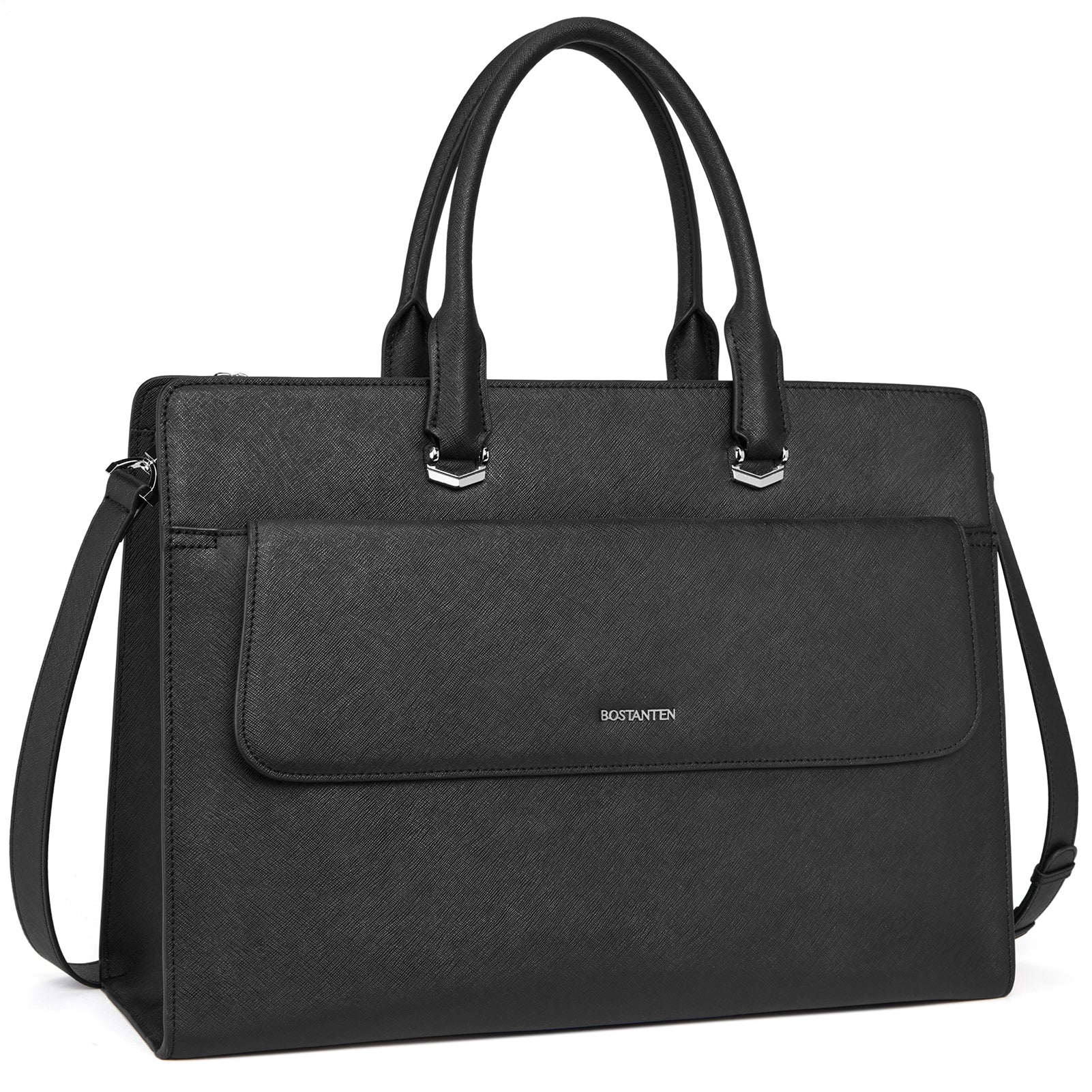 Jasmina Top Cowhide Leather Briefcase — Bostanten – BOSTANTEN