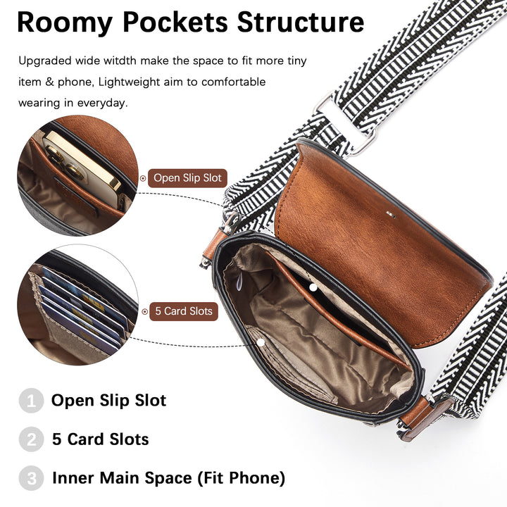 Phone Crossbody Bag - Magnetic Front Flap