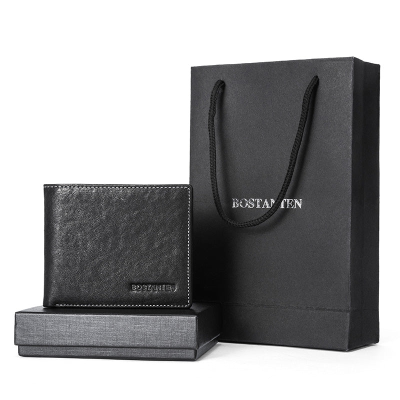 BOSTANTEN Men's Genuine Leather Wallet