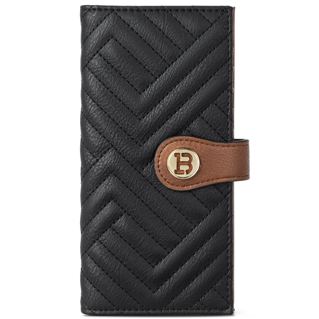 Luna Slim Quilted Leather Bifold Card Wallet