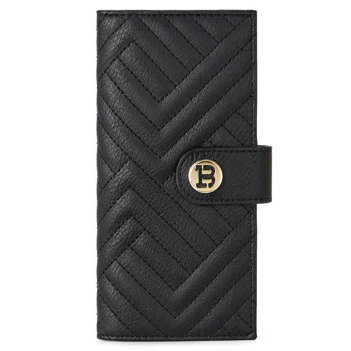 Luna Slim Quilted Leather Bifold Card Wallet