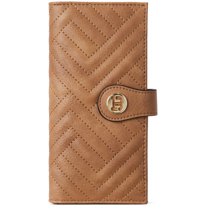 Luna Slim Quilted Leather Bifold Card Wallet