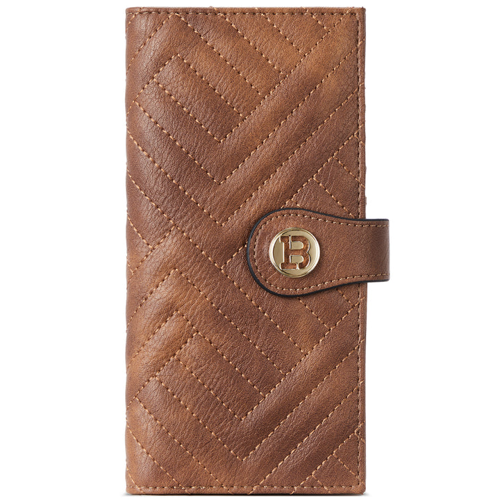 Luna Slim Quilted Leather Bifold Card Wallet