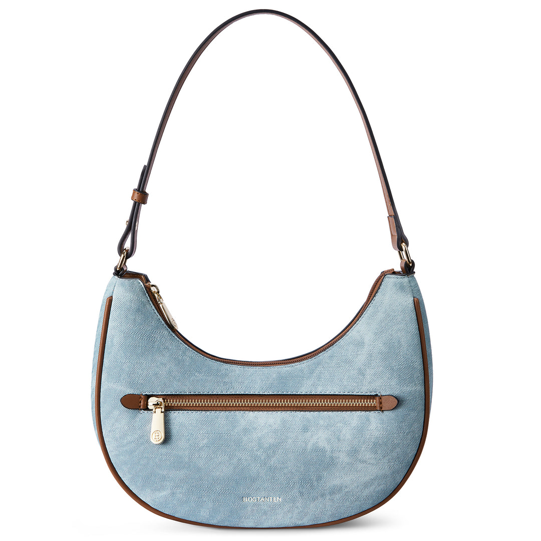 Kweli Crescent Shoulder Bag with Zip Pocket