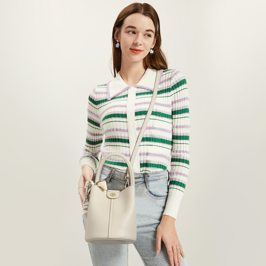 Harper Jones Bucket Bag – Chic Elegance with Versatile Style