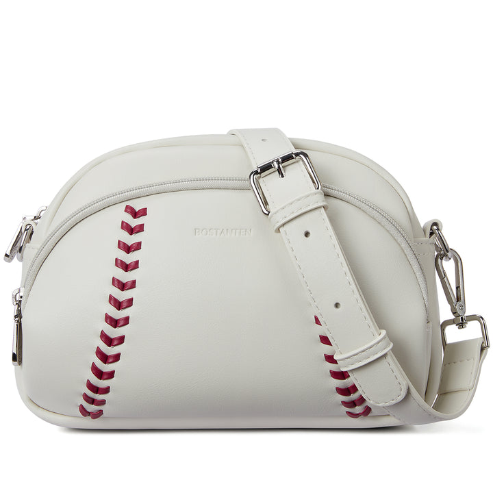 Harper Jones Baseball Stitch Crossbody – Sporty Elegance with a Playful Touch