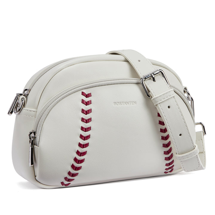 Harper Jones Baseball Stitch Crossbody – Sporty Elegance with a Playful Touch