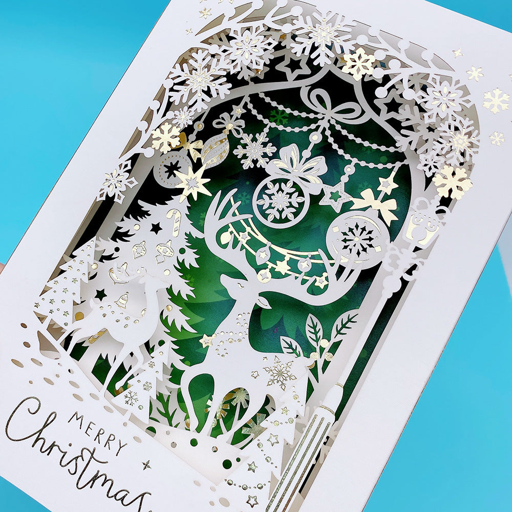 Luxury 3D Christmas Card