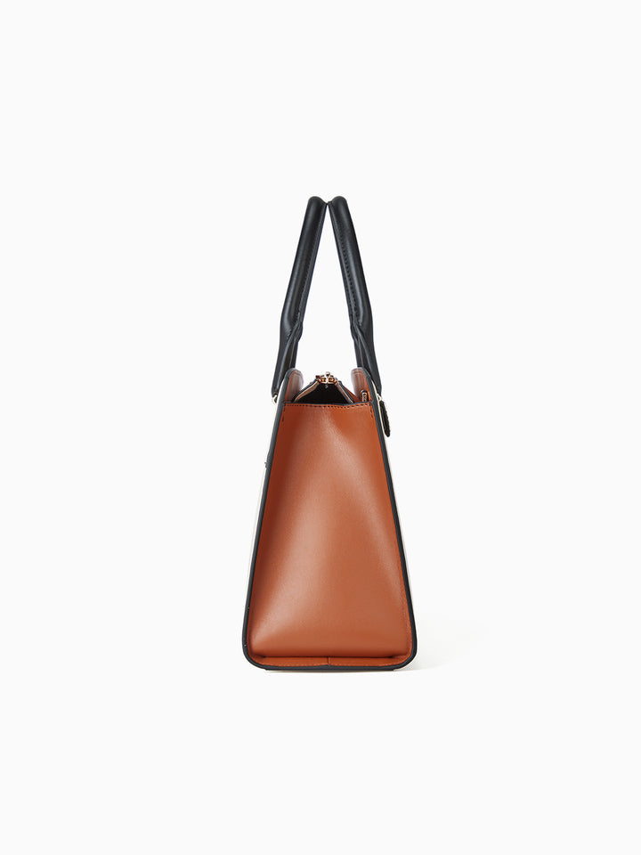 Mizuki Medium Leather Tote 13''