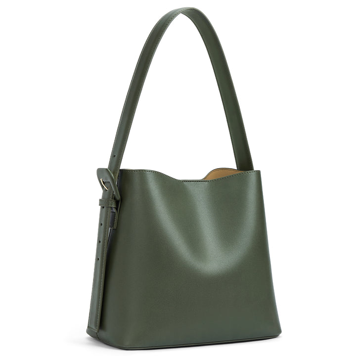 Lotty Soft Leather Chic Bucket Bag