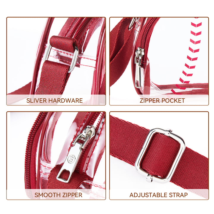 Harper Jones Baseball Stitch Crossbody – Baseball Fans Gifts