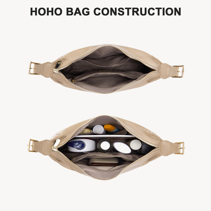 MORAVA Trendy Vegan Leather Hobo Bags