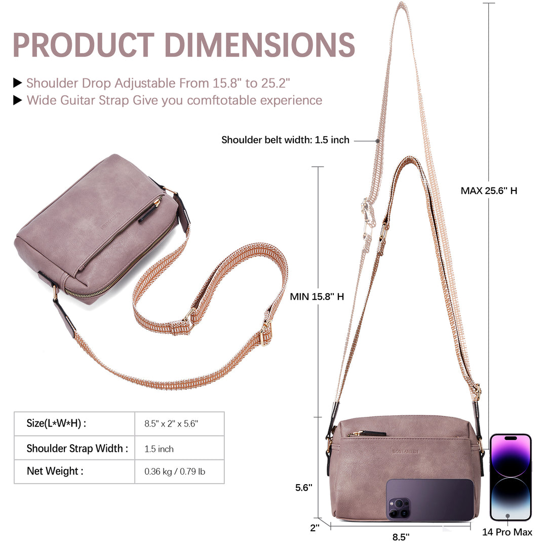 Nola Keep Your Essentials Organized with a Triple Zip Cell Phone Leather Handbag