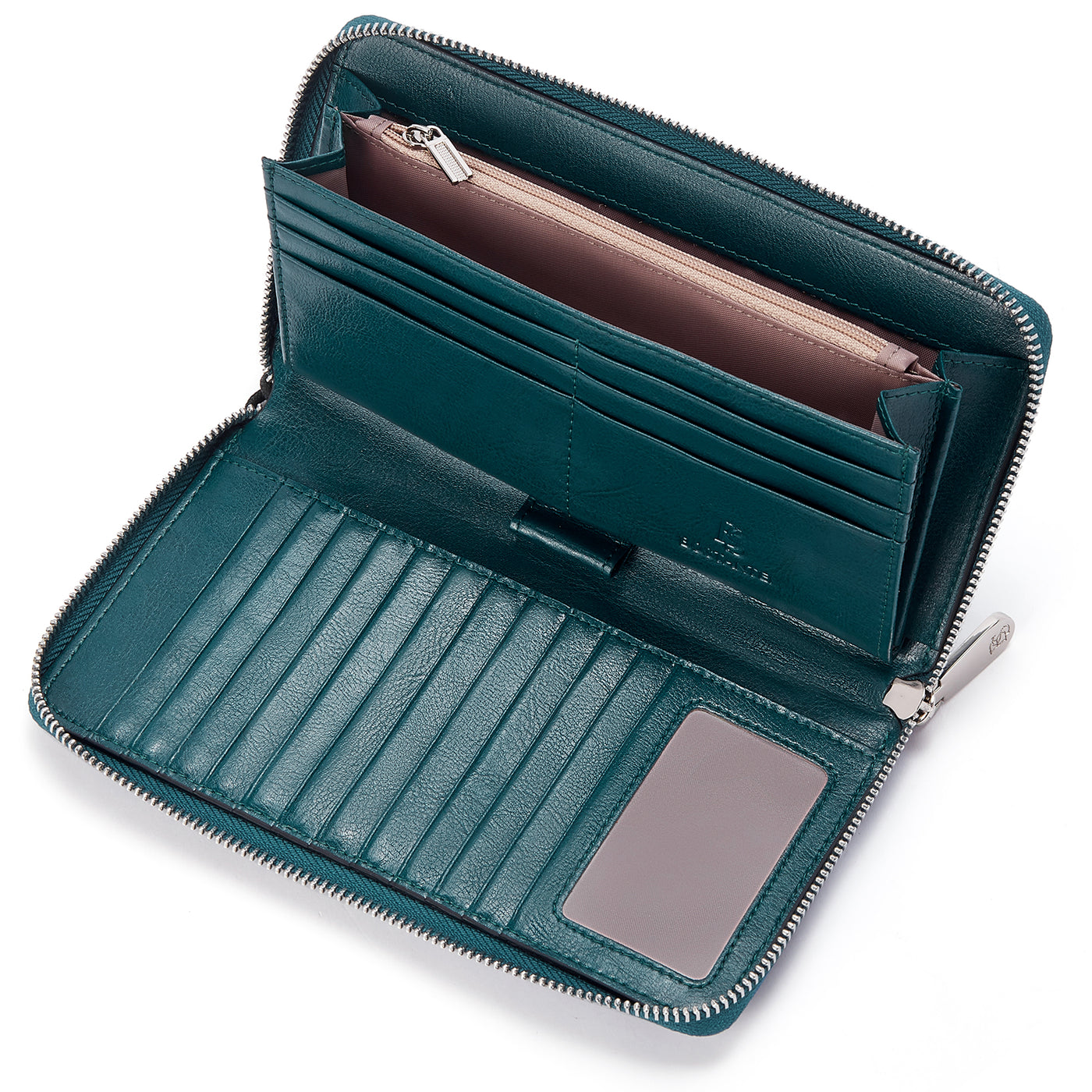Large Leather Wallet Organizer in colors - Rossymina