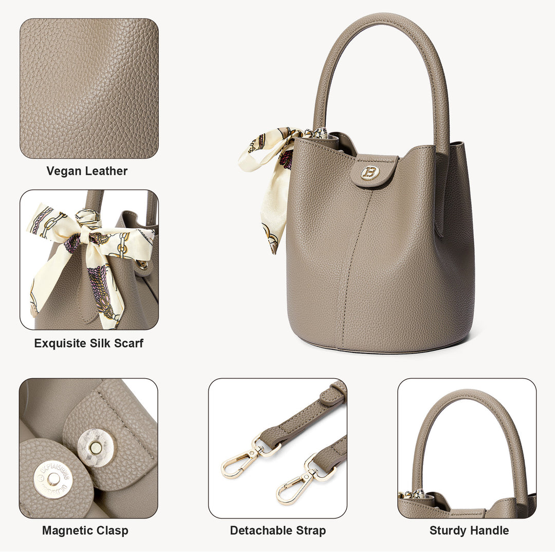 Harper Jones Bucket Bag – Chic Elegance with Versatile Style