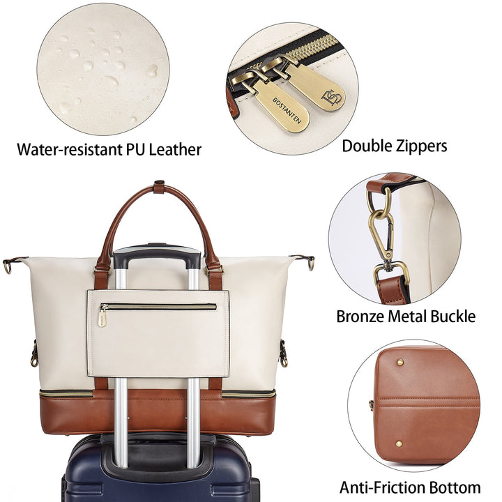 Judea Leather Weekender Bag