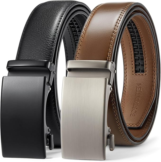 Double Up on Style with Our Two-Pack Leather Belt