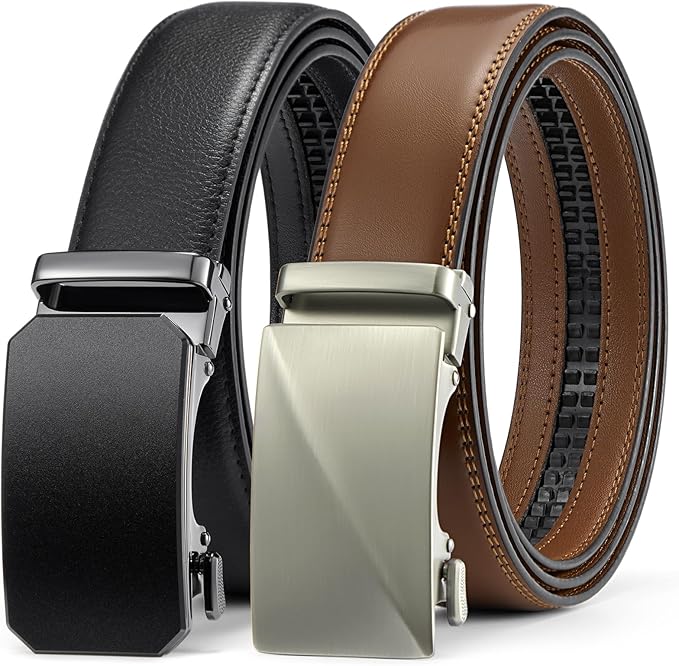 Double Up on Style with Our Two-Pack Leather Belt