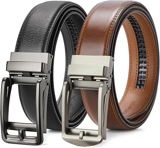 Double Up on Style with Our Two-Pack Leather Belt