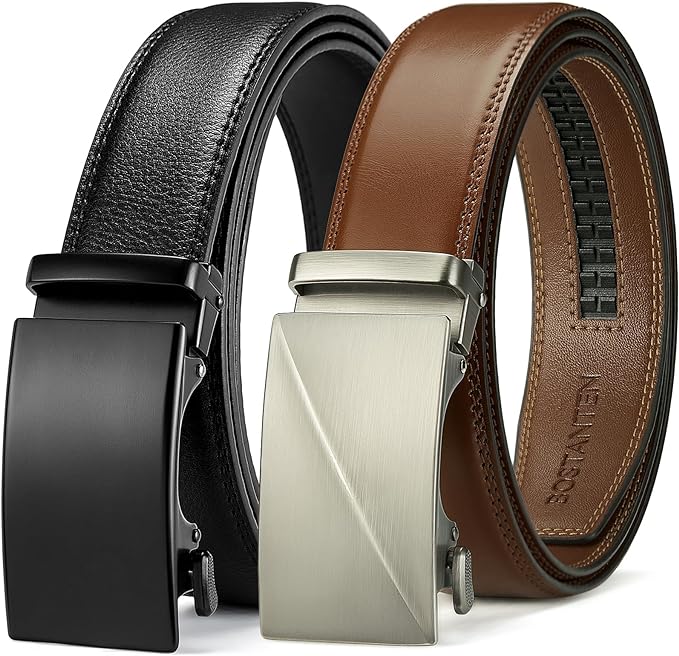 Double Up on Style with Our Two-Pack Leather Belt