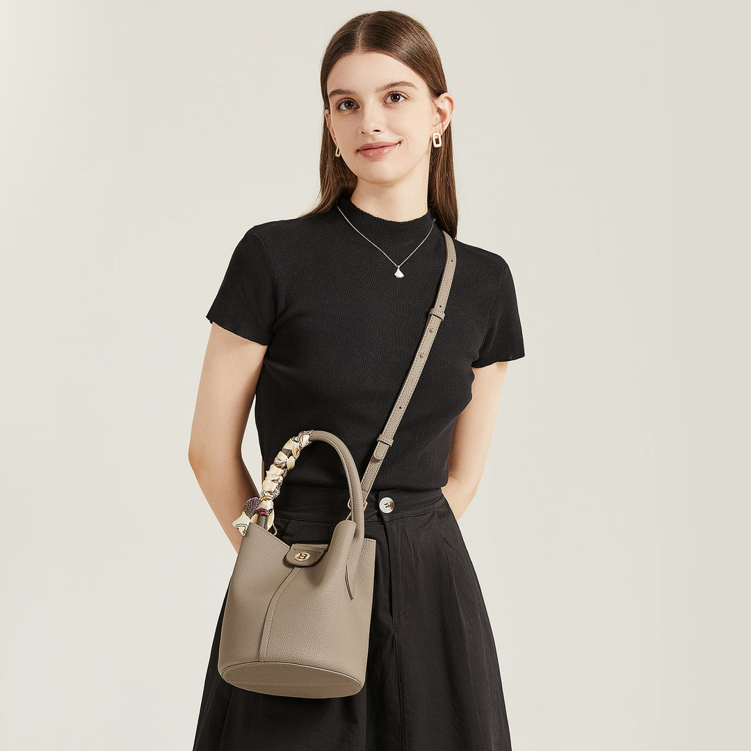 Harper Jones Bucket Bag – Chic Elegance with Versatile Style