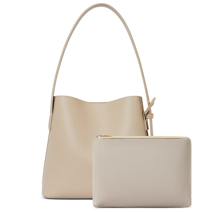 Lotty Soft Leather Chic Bucket Bag