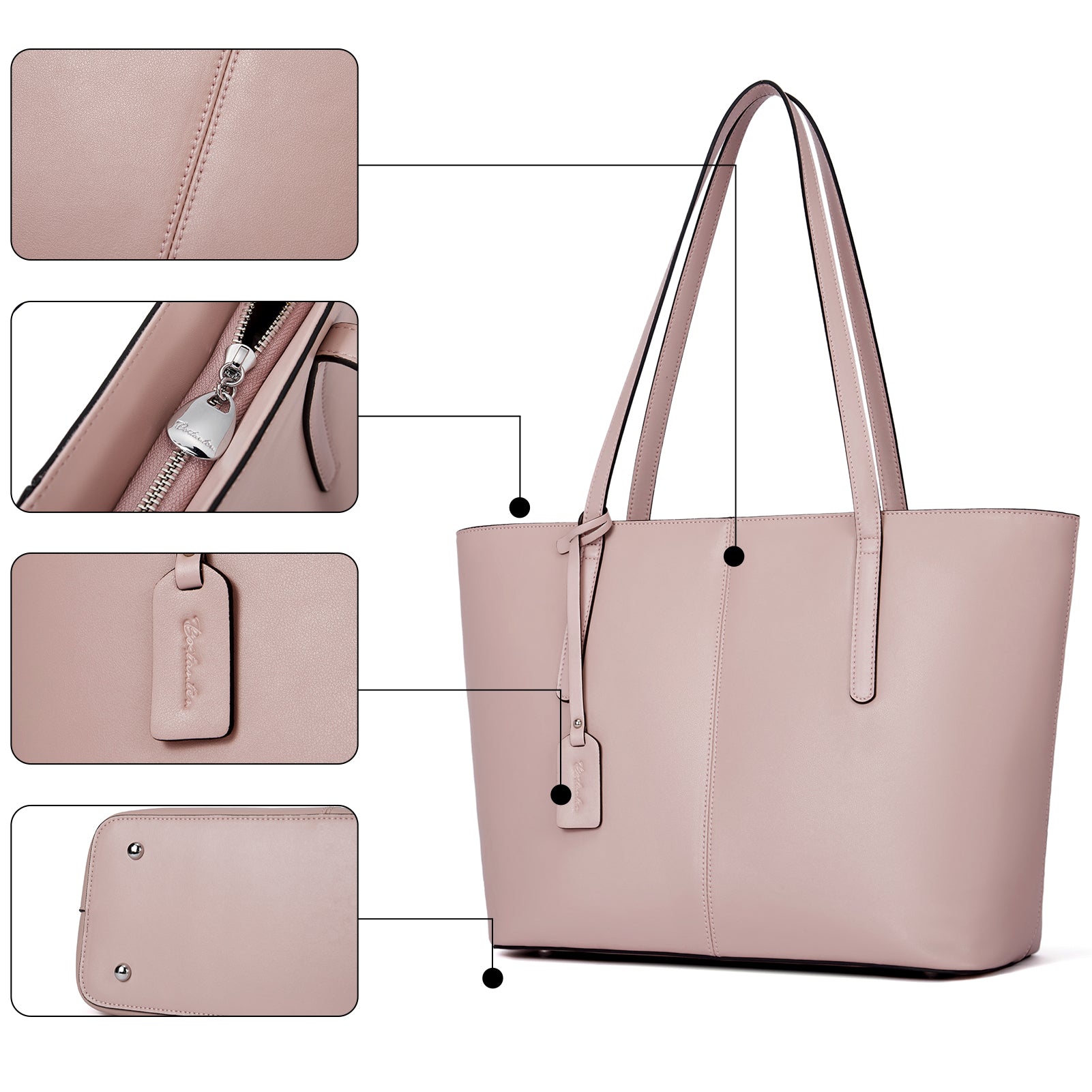 Coach market tote ice pink sale