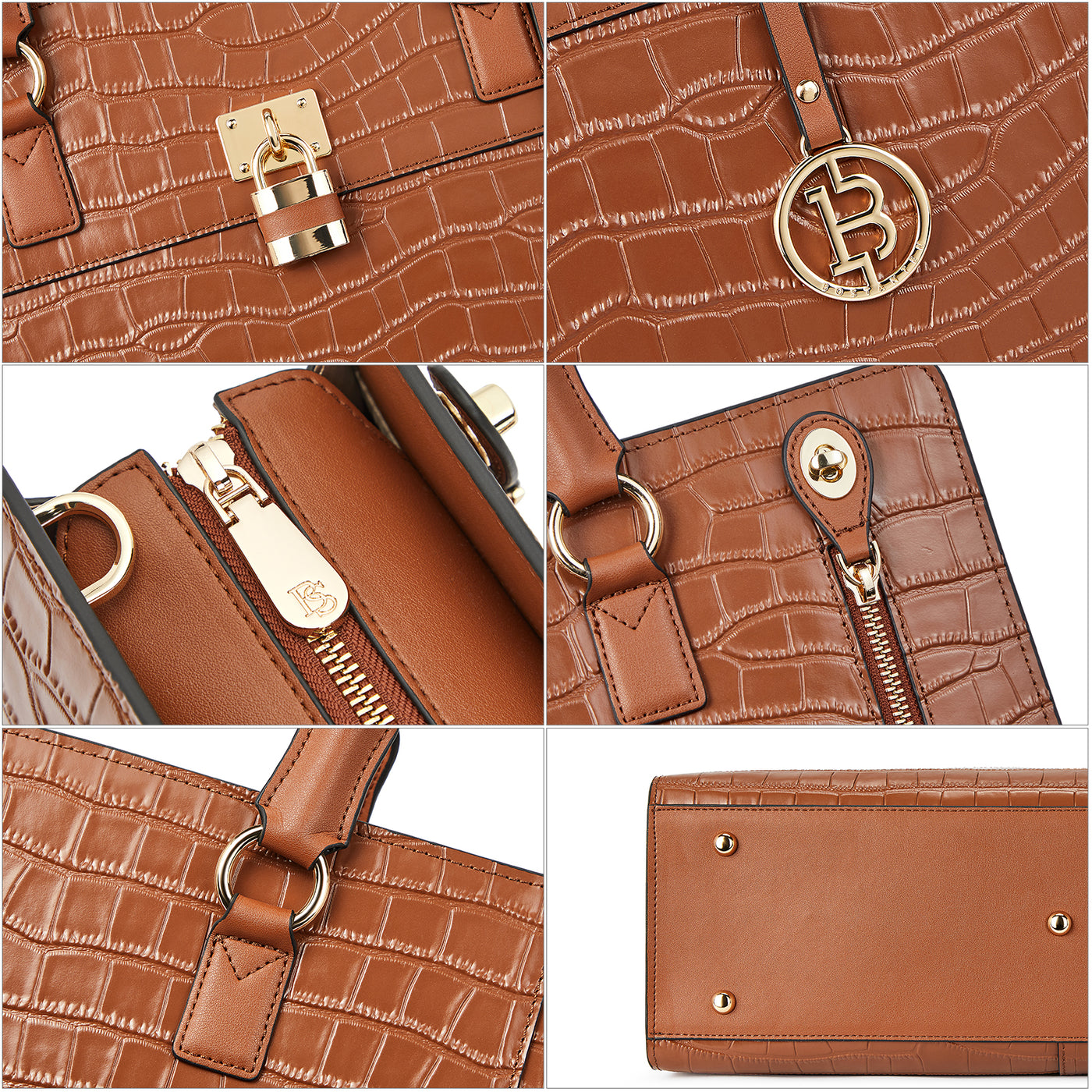 Bostanten Briefcase For Women 15 6 Inch Leather Laptop Bag Vintage Sli