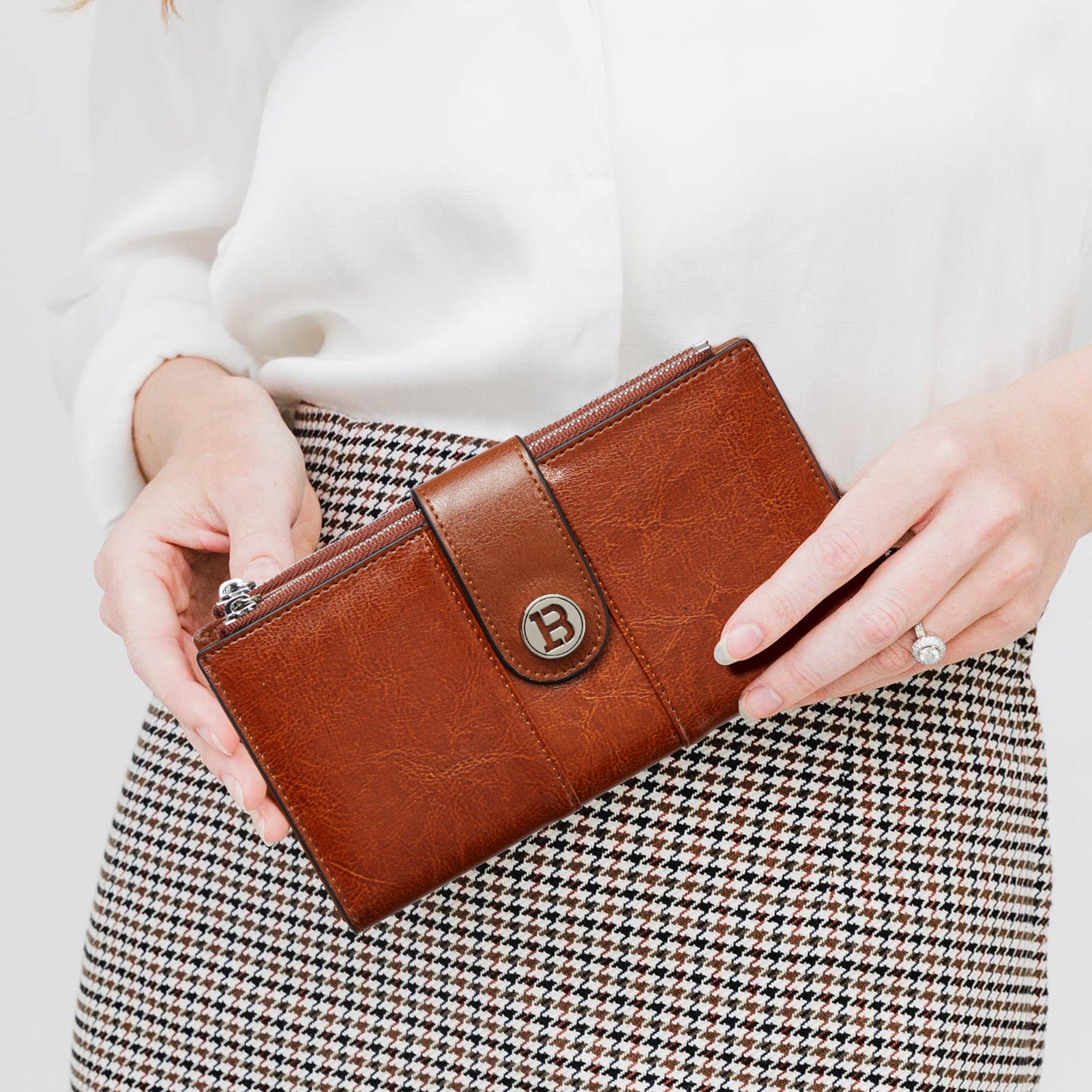Vintage Fashion Women Wallet long purse female high quality money bag  female wallet card holders cellphone pocket money wallet - OnshopDeals.Com