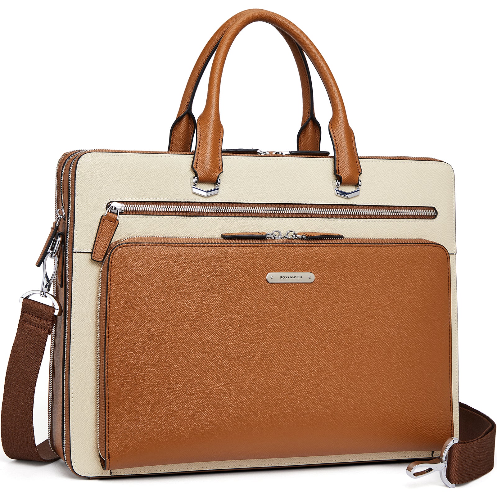 Carol 17 Inch Laptop Briefcase Bostanten BOSTANTEN