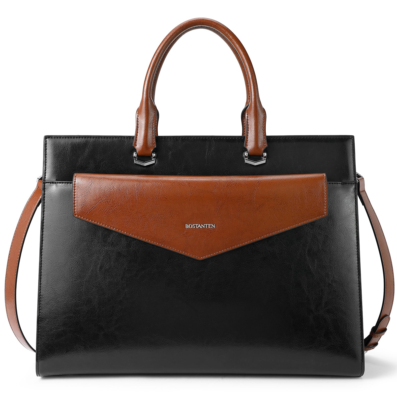 Mizuki Modern Style Leather Briefcase Bostanten BOSTANTEN