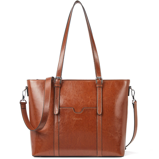 Carol  Women Briefcase  —  Vintage Tote - BOSTANTEN