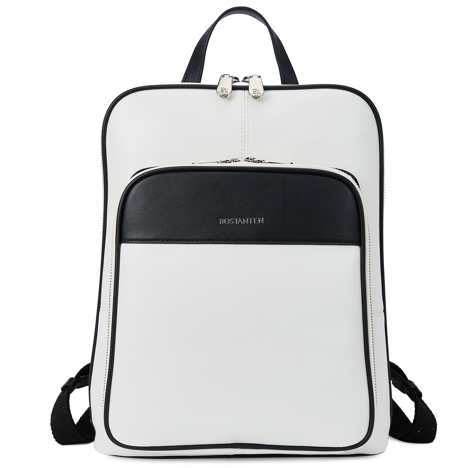 Leather slim online backpack