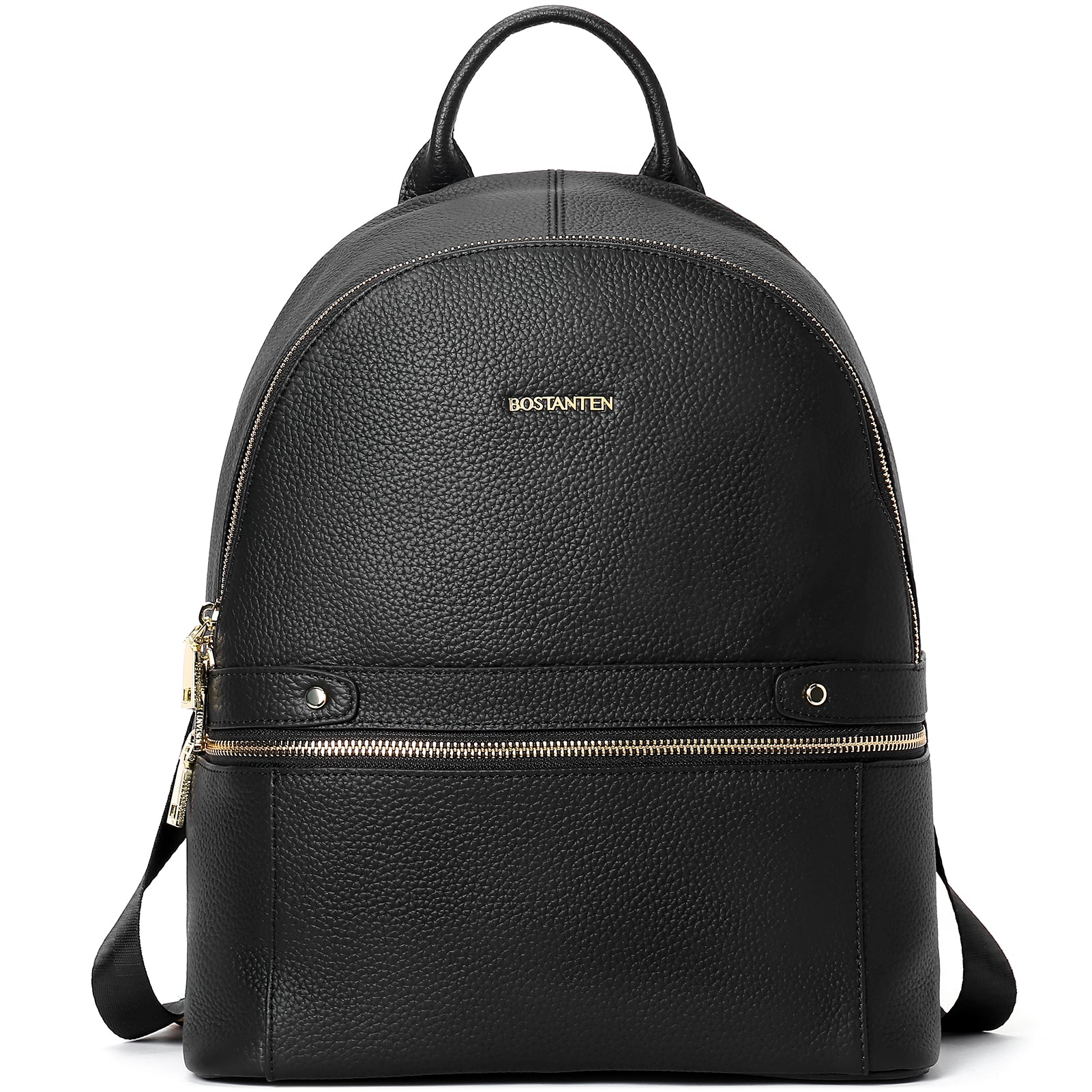 New Bostanten Nombongo Large cheapest Black Leather Backpack Handbag Laptop