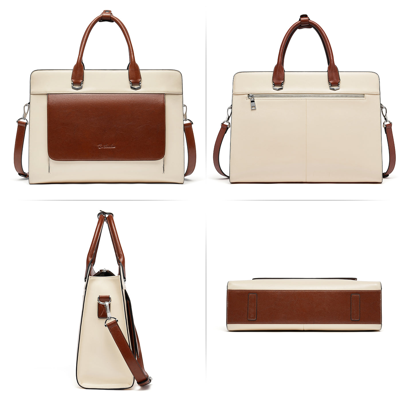 Boss Lady Brief - Large Briefcase Bag with adjustable strap