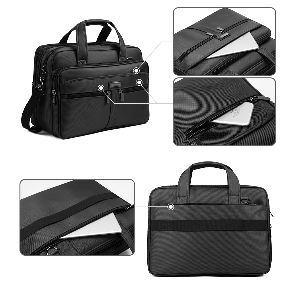 Large Franklin Covey Laptop Bag Purse Briefcase Messenger Nice Leather Look  | eBay