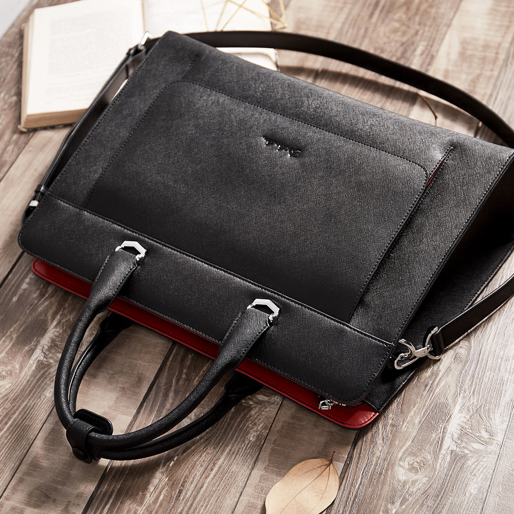 Mizuki Briefcase With Shoulder Strap — Bostanten – BOSTANTEN