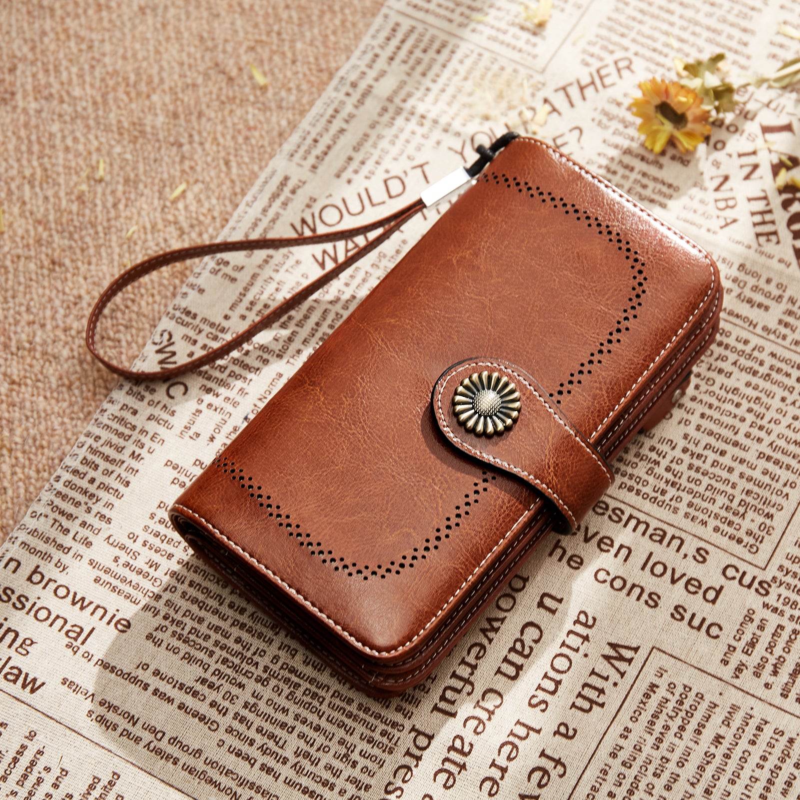 Big womens wallet best sale