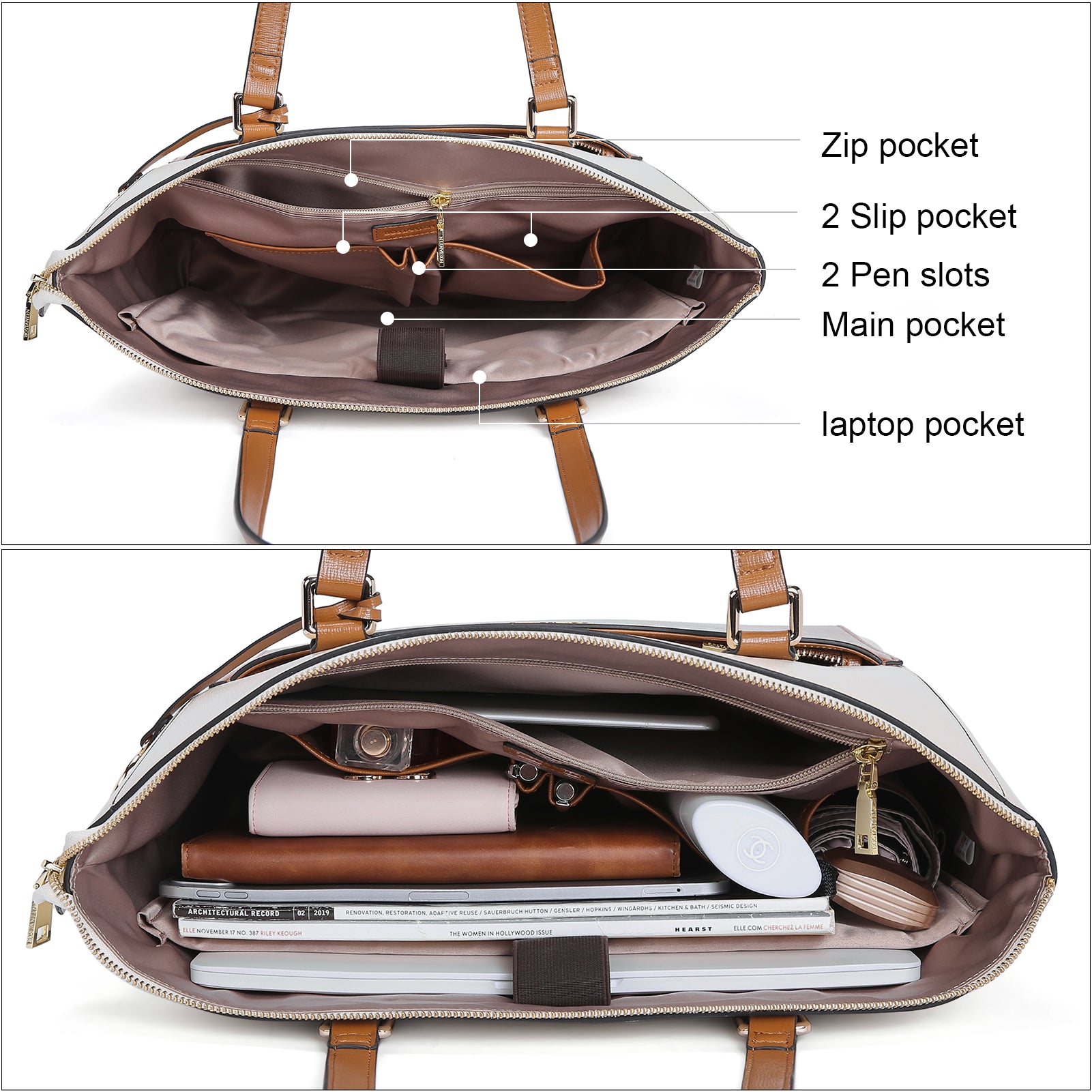 Jasmina Quality Lightweight Briefcase — Bostanten – BOSTANTEN